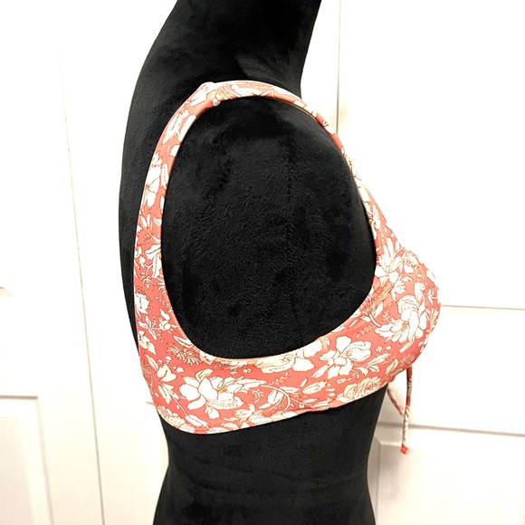 JCrew Swim Tie Front Square Neck Bikini Top Sz XS - Picture 4 of 14